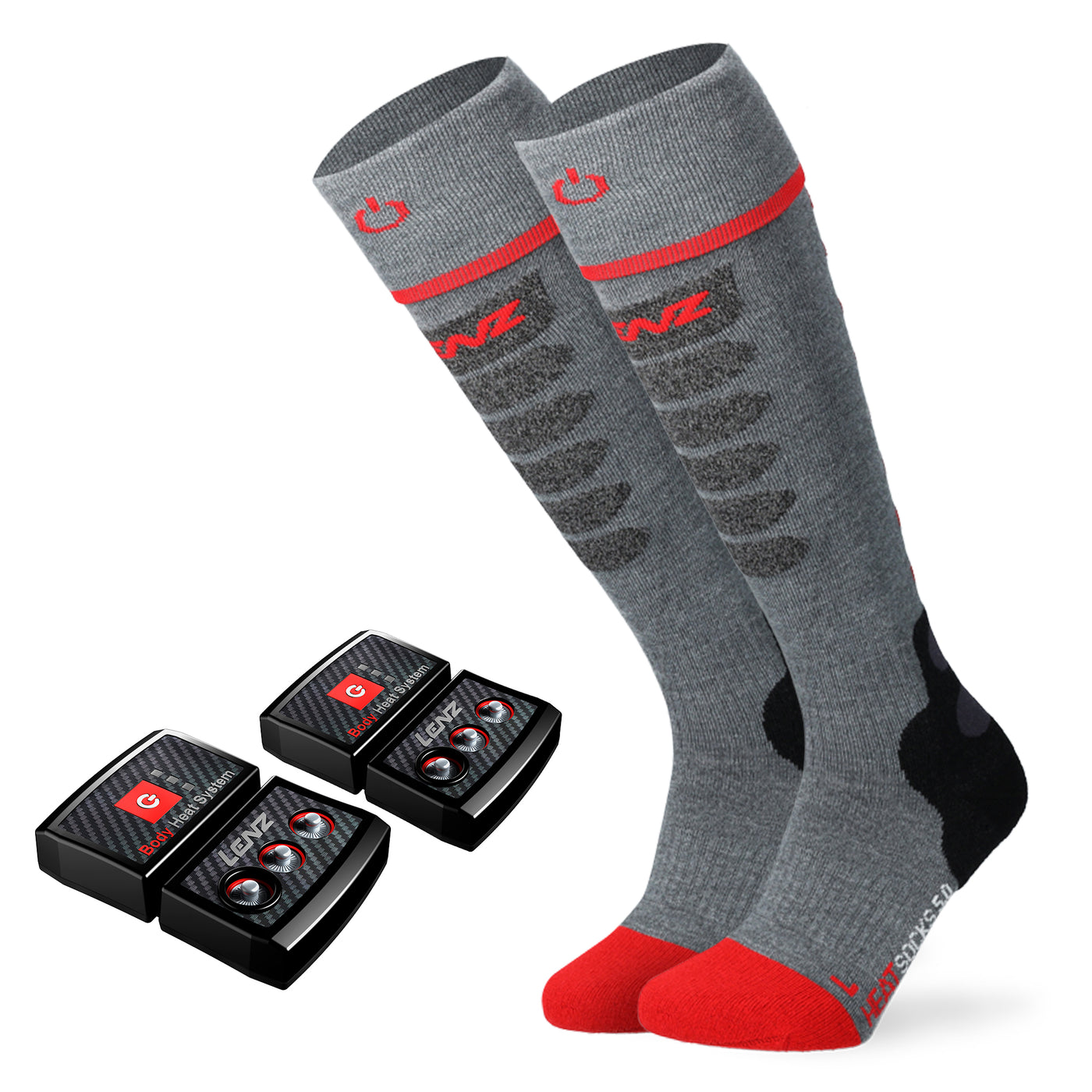 Lenz Heat Sock 5.1 Slim Fit Toe Cap Set